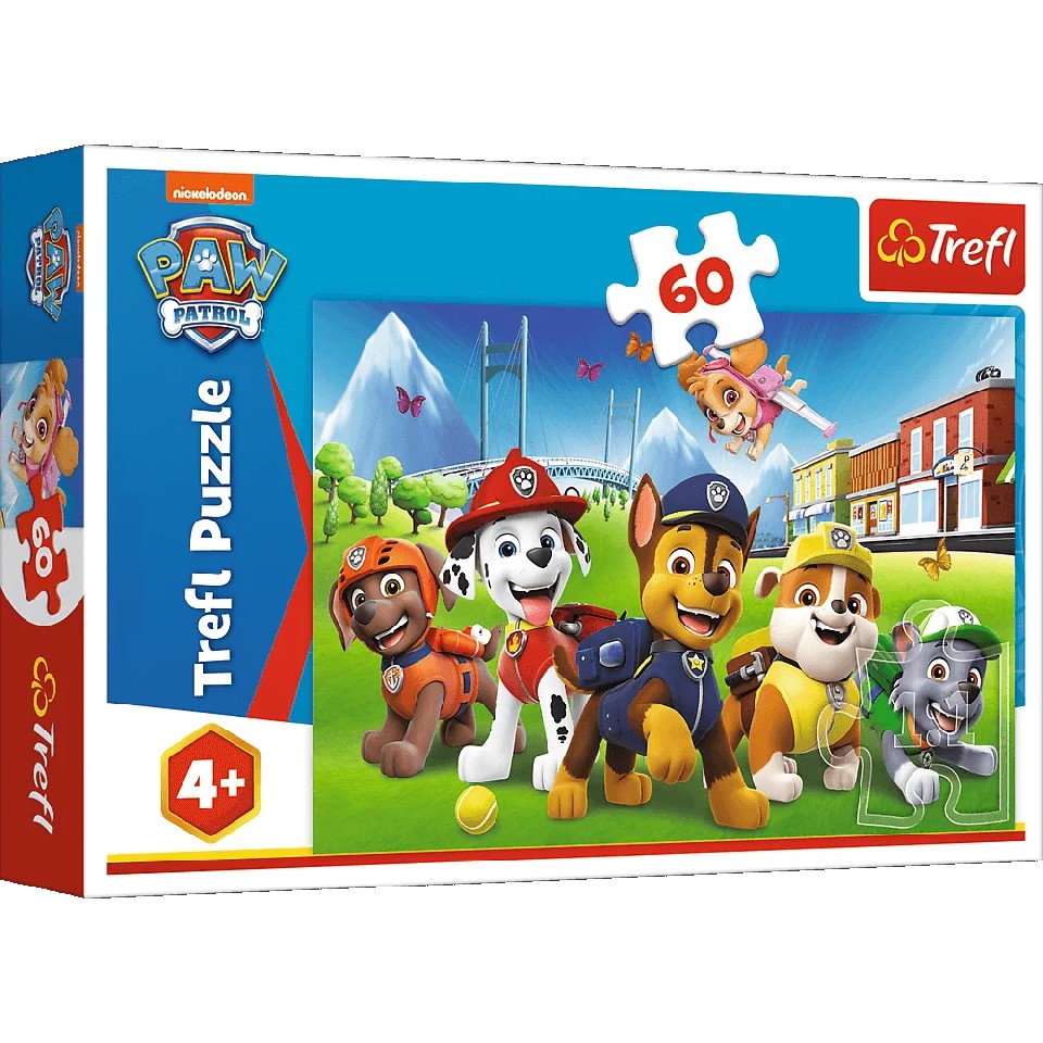Trefl 17375 Puzzles 60 Paw Patrol On The Grass photo 1