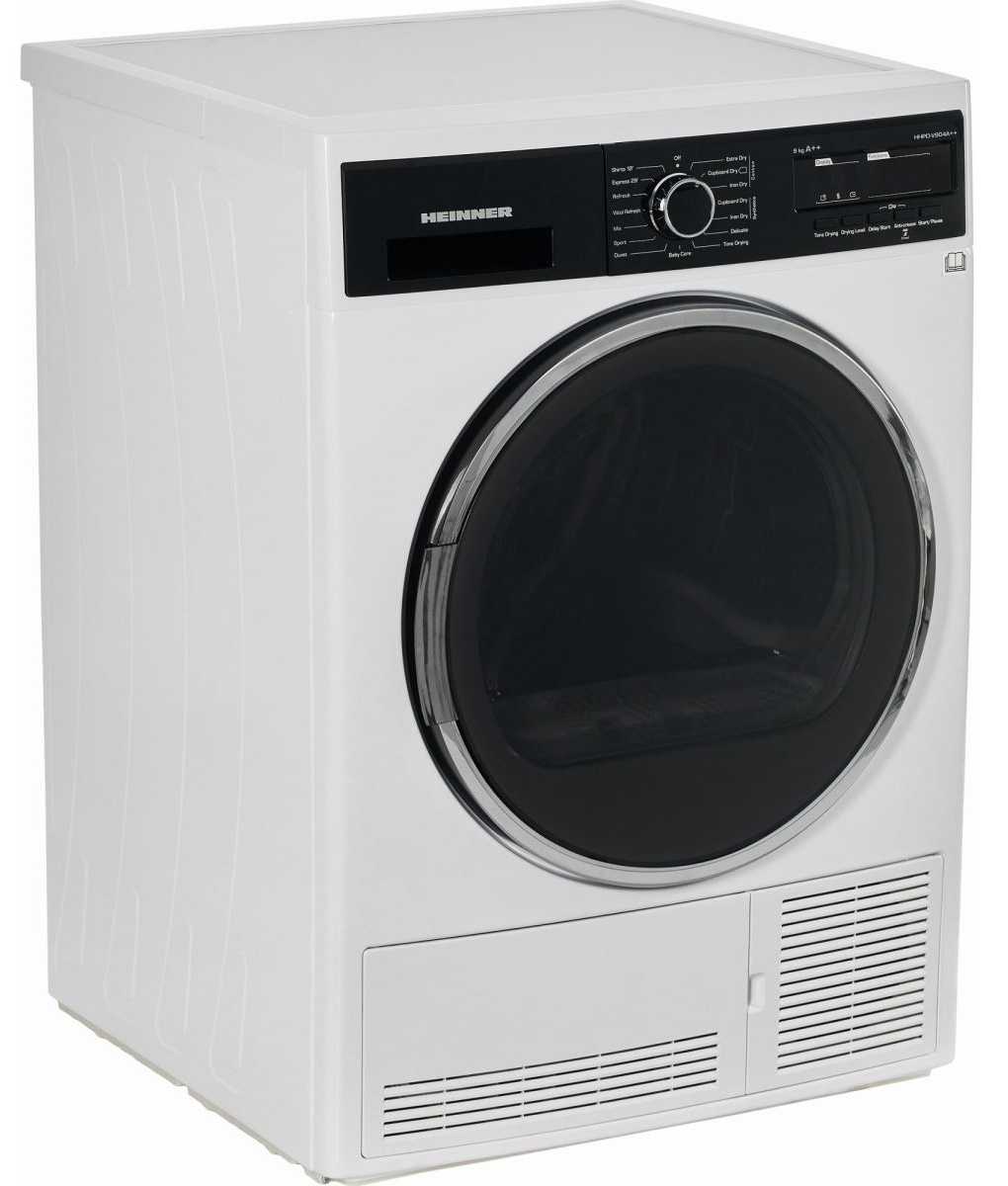 Сушильная машина Heinner HHPDV904A++ / 9 кг / A++ / Белый photo 2