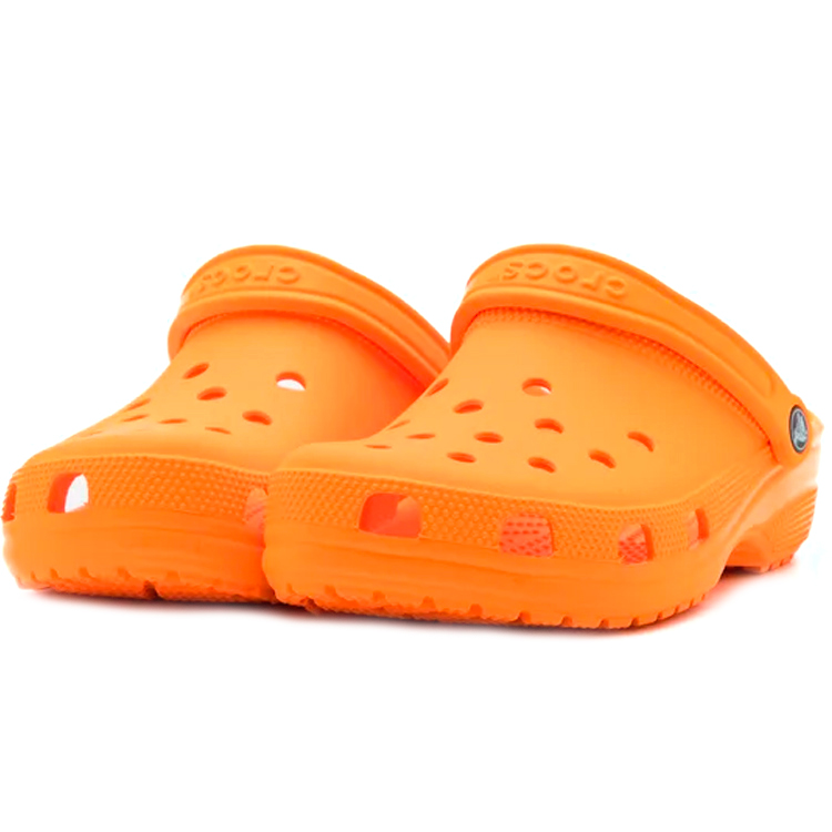 Slapi Crocs Classic pt Femei / 37-38 / Portocaliu photo 5