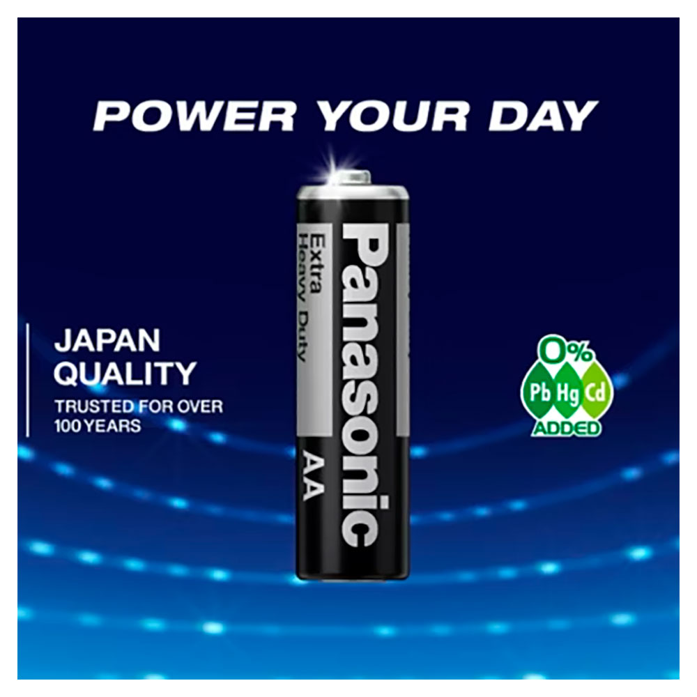 Батарейка Panasonic Extra Heavy Duty Zinc Carbon AA 4 (R6NPT/4B) photo 1 Батарейка Panasonic Extra Heavy Duty Zinc Carbon AA 4 (R6NPT/4B) photo 1