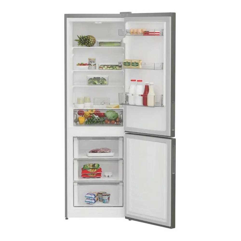 Frigider cu doua usi Indesit INKS1361S4E / 343 l / 185.2 cm / E / Gri photo 2