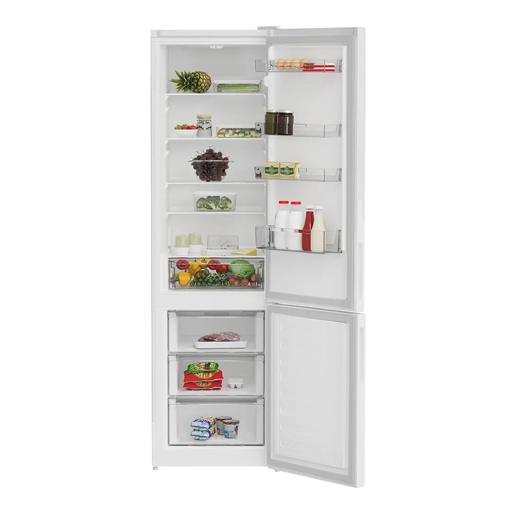 Frigider cu doua usi Indesit INKS1401W4E / 386 l / 202.5 cm / E / Alb photo 3