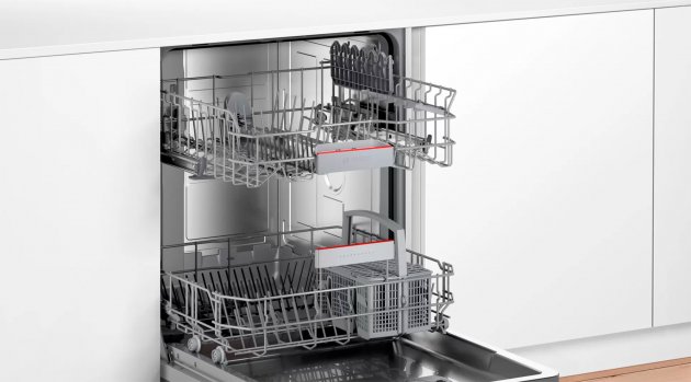 Mas. de spalat vase incorporabila Bosch SMV4HTX24E Gri / Seturi /De dimensiune completa photo 2