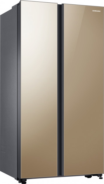 Frigider Side-by-Side Samsung RS62R50314G / 647 l / 178 cm / A+ / Bej photo 3