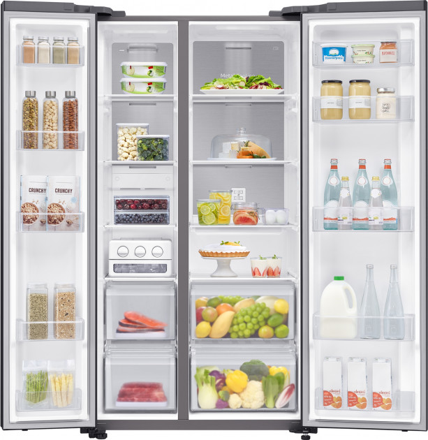 Frigider Side-by-Side Samsung RS62R50314G / 647 l / 178 cm / A+ / Bej photo 4