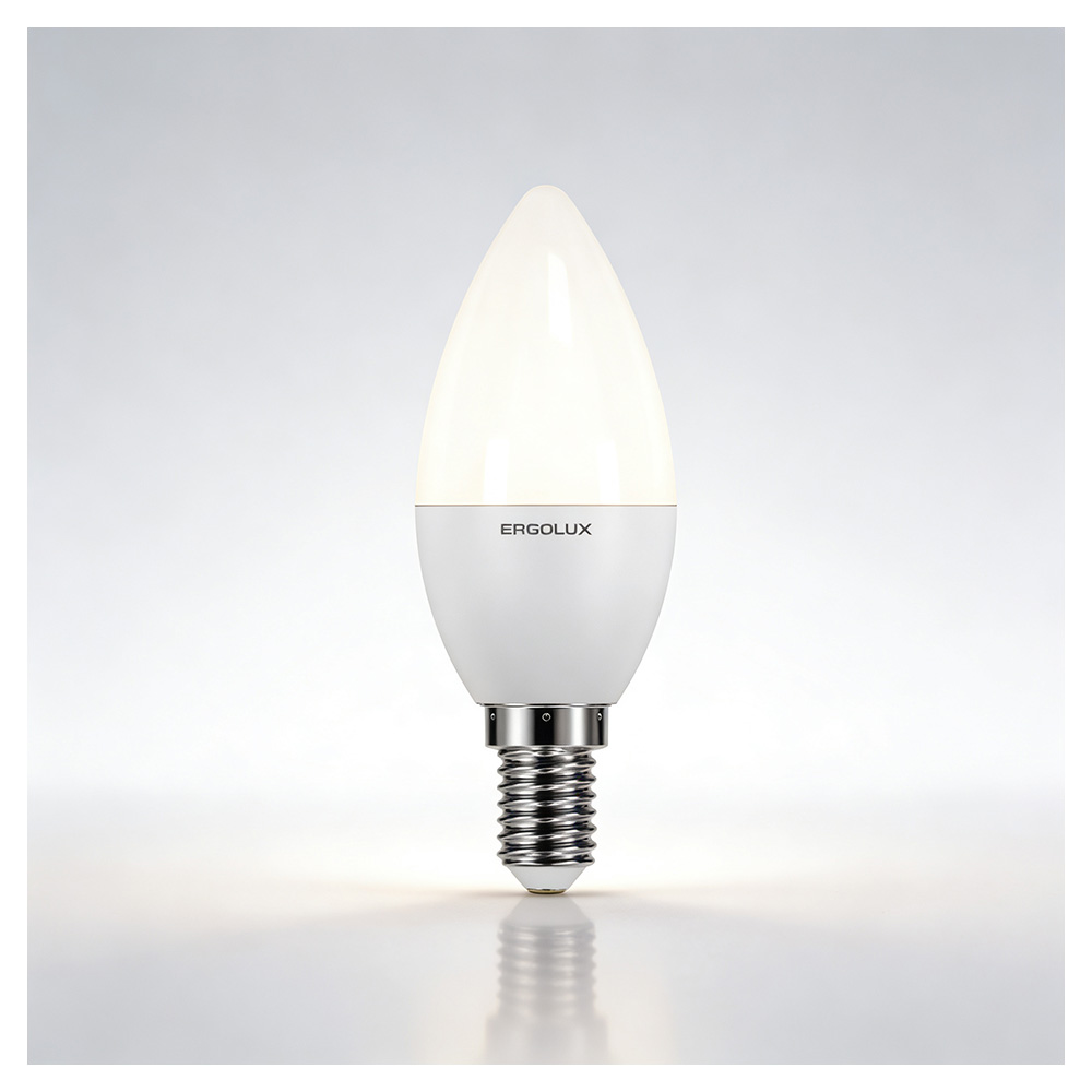 Bec LED Ergolux LED 12135 C35 7W E14 4500K photo 7