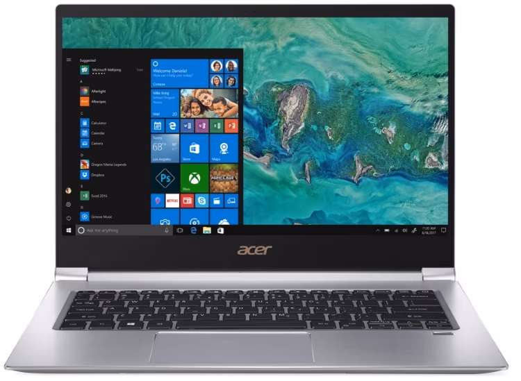 Ноутбук Acer Swift 3 Silver (SF314-56-754M), Core i7, 8 ГБ ГБ, Linux, Серебристый 