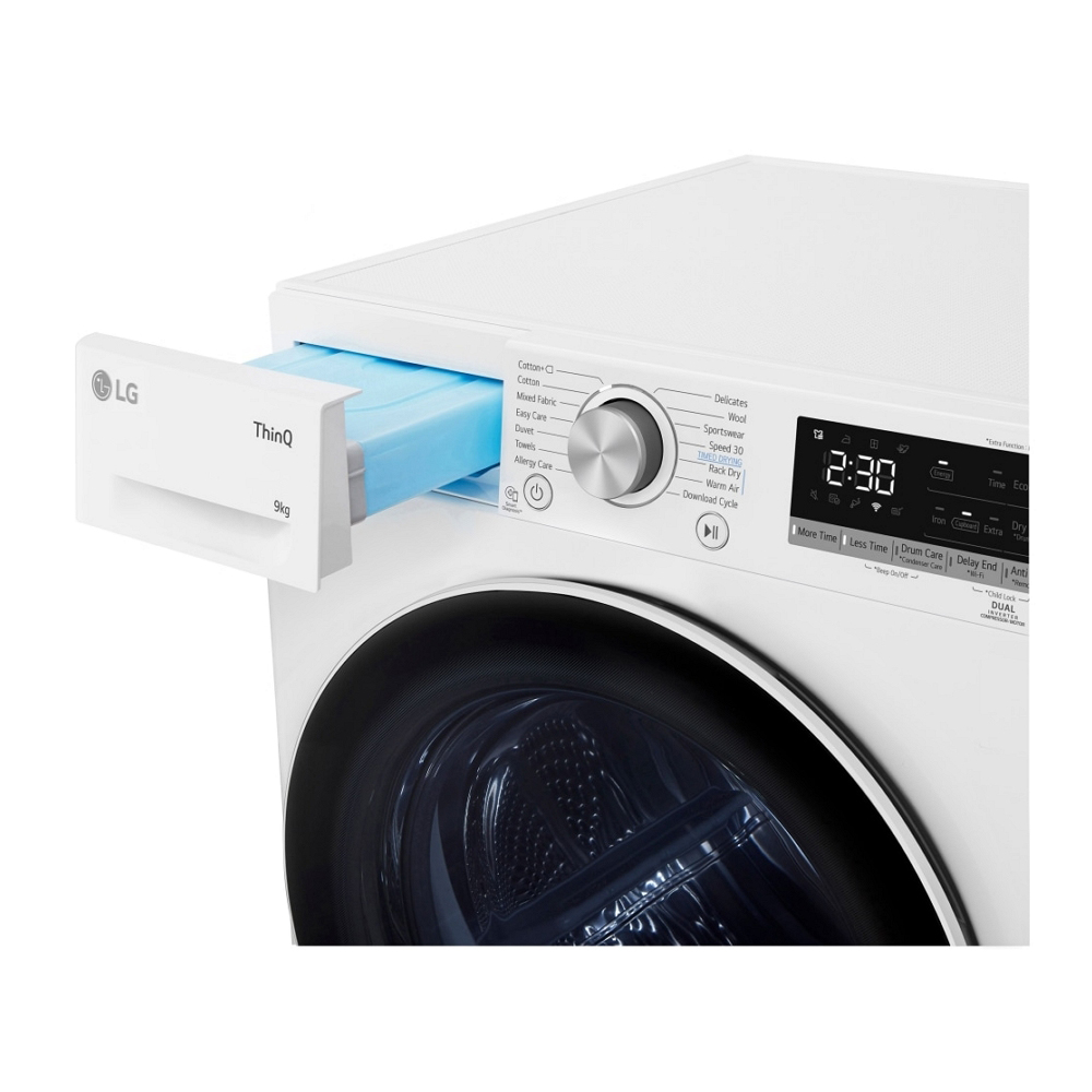 Сушильная машина LG RH90V9AV4N / 9 кг / D / Белый photo 3