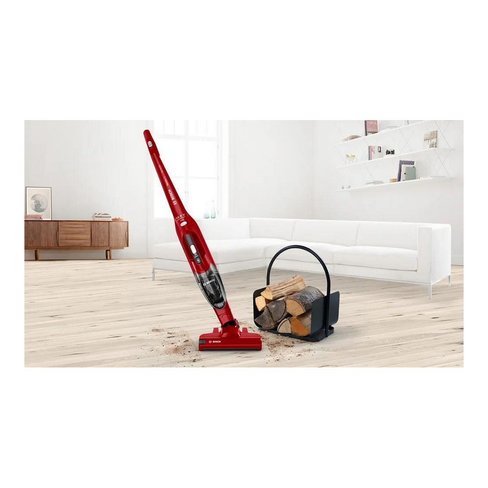 Вертикальный пылесос Bosch BBHF214R / Вт / Red photo 2