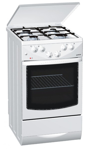 Plita de gaz Gorenje KN 474W / 4 arzatoare / 50 cm / Alb photo 1