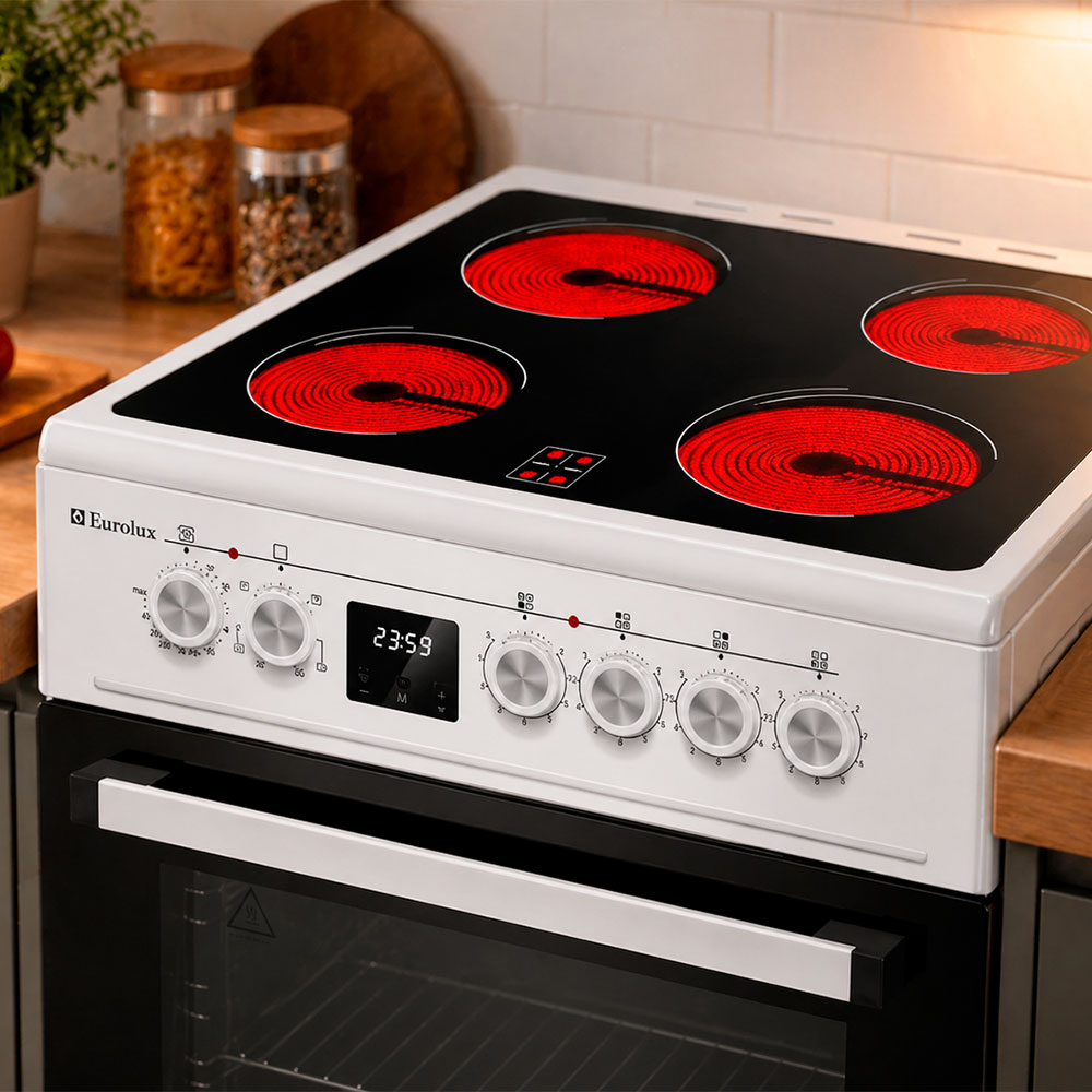 Электрическая плита Eurolux TEVC6604W photo 6