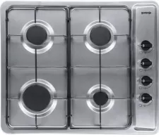 Plita cu gaz incorporabila Gorenje G64X, 4 arzatoare, Inox