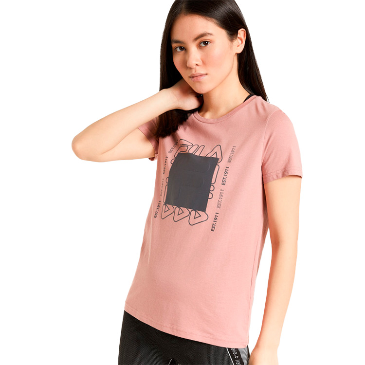 Tricou Fila W Tee 44 Roz Femei photo 4