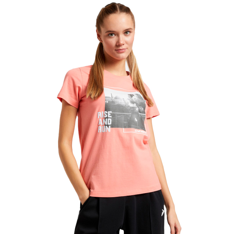 Tricou Demix TEE 46 Portocaliu Femei photo 2