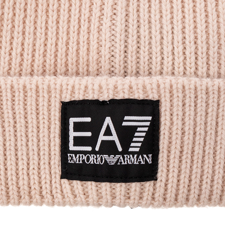 Шапка EA7 EMPORIO ARMANI BEANIE HAT S Бежевый photo 3