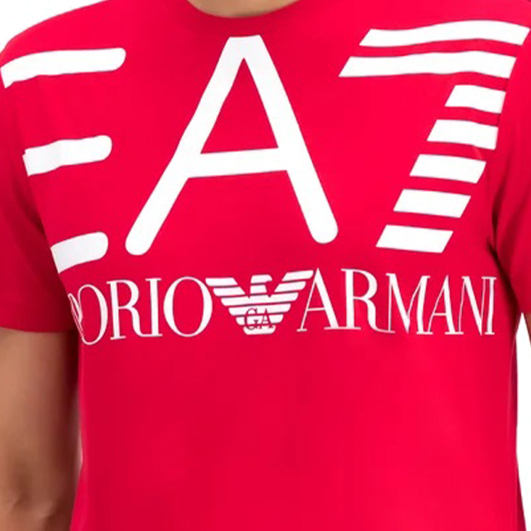 Tricou bărbătesc EA7 EMPORIO ARMANI T-SHIRT 3XL Rosu photo 2