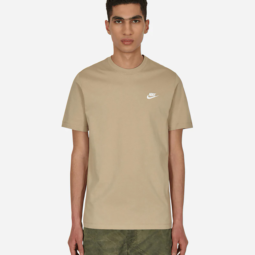 Футболка мужская Nike M NSW CLUB TEE 2XL Бежевый photo 2