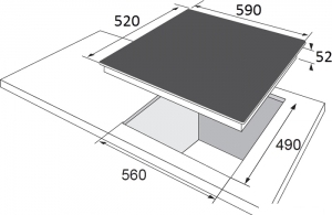 Встраиваемая  газовая панель Hansa BHGS63050 thumbnav 4