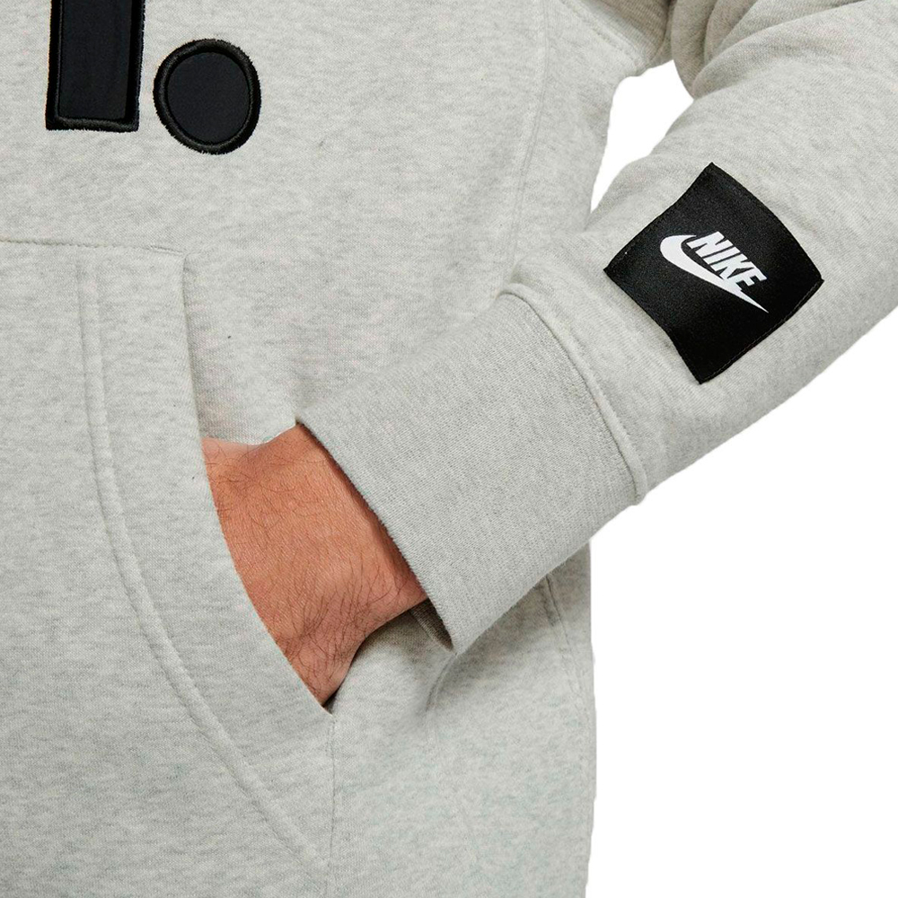 Hanorac pt bărbați Nike M NSW JDI+ HOODIE PO FLC MIX L Gri photo 4