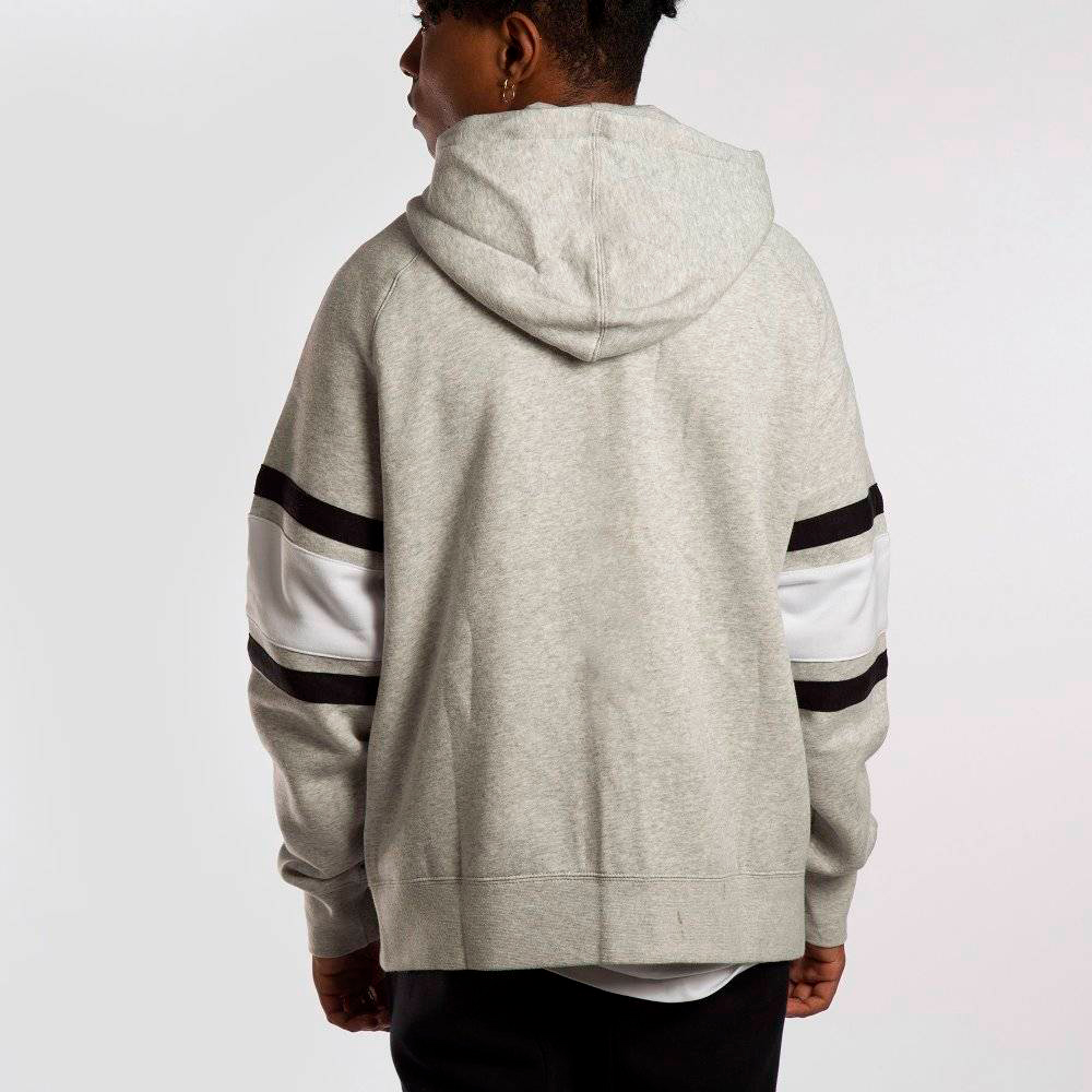 Мужская Толстовка Nike M NSW AIR HOODIE FZ FLC L Серый    photo 4