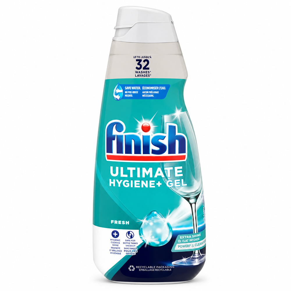 Гель для посудомочных машин Finish Ultimate Hygiene+ 650ml photo 1 Гель для посудомочных машин Finish Ultimate Hygiene+ 650ml photo 1