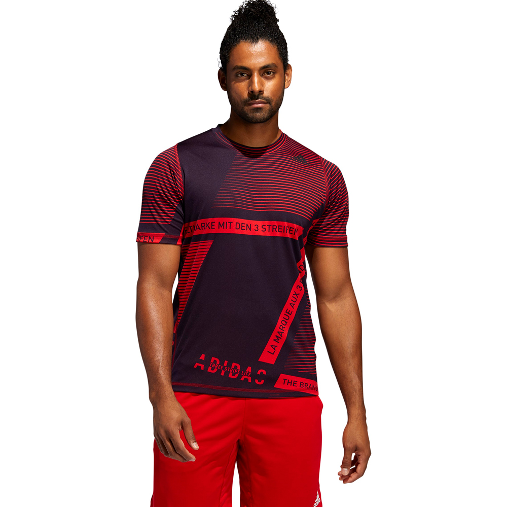 Tricou bărbătesc Adidas FL TRG A TEE L Rosu photo 2