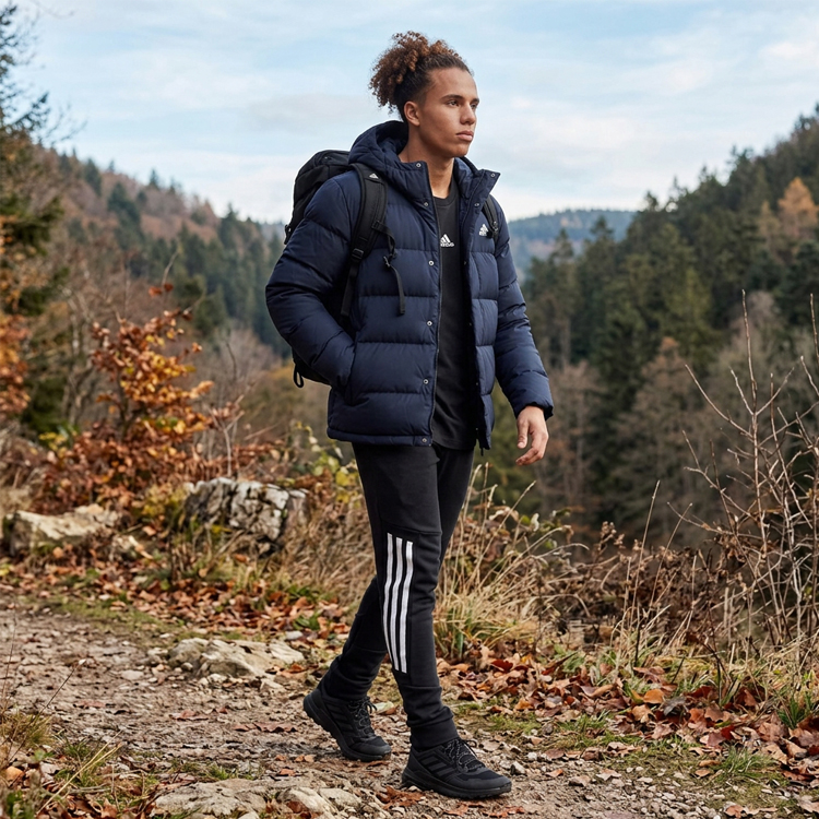 Geacă pt Barbati Adidas Helionic Ho Jkt M Albastru photo 7