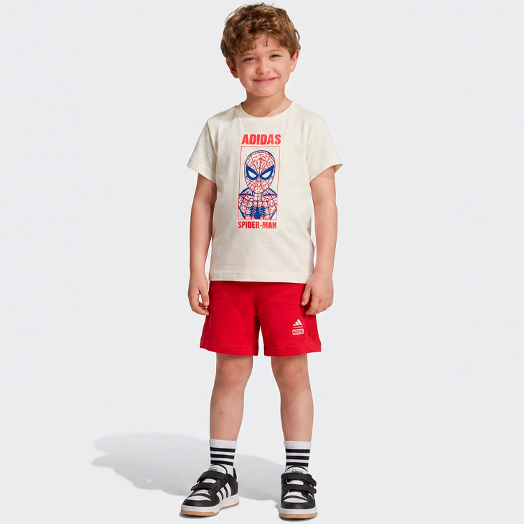 Set tricou + sorti Adidas MARVEL SPIDER-MAN T-SHIRT SET