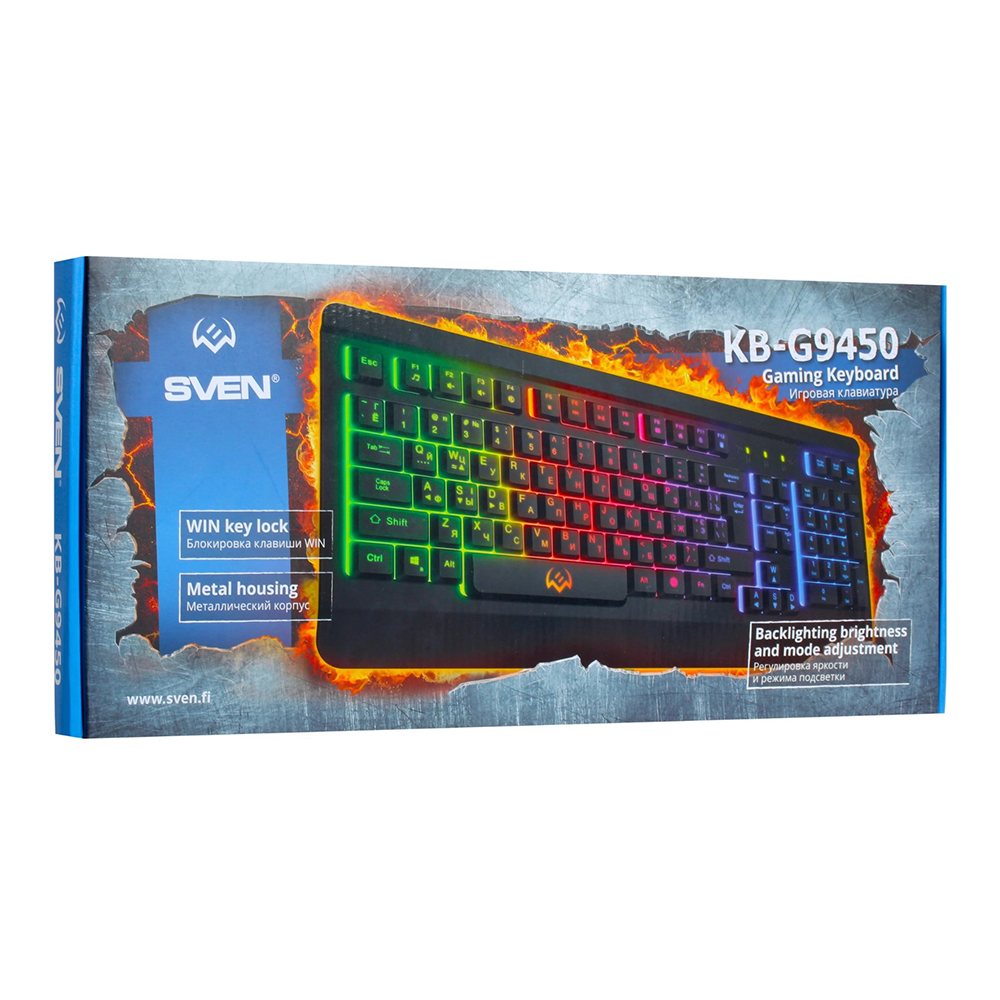 Клавиатура проводная Sven KB G 9450
 / Мембранная photo 8