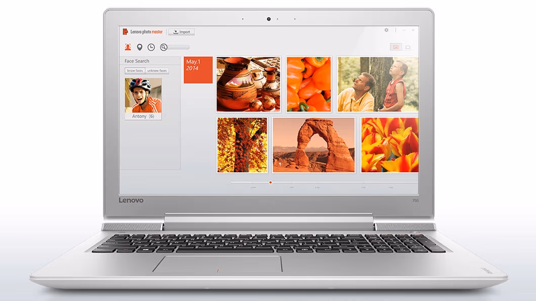 Laptop Lenovo IdeaPad 700-15ISK, Core i5, 8 GB GB, DOS, Alb 