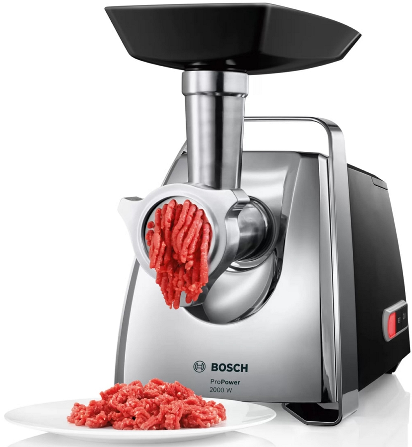 Мясорубка шнековая Bosch MFW67450, 3.5 кг/мин, 700 Вт, Нержавеющая сталь photo 4