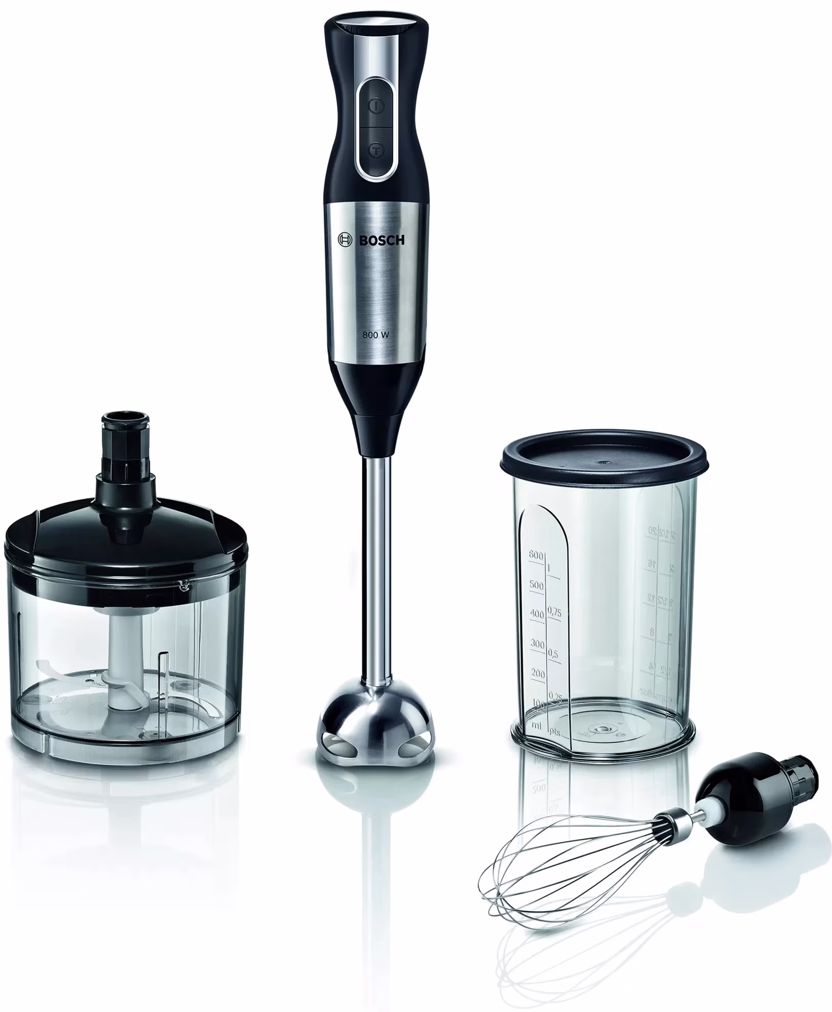 Блендер Bosch MS6CM4150, 600 мл, 12 скоростей, Черный