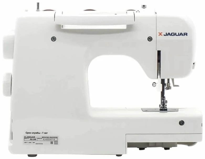 Швейная машина Jaguar RX250, 11 программ, Белый с красным