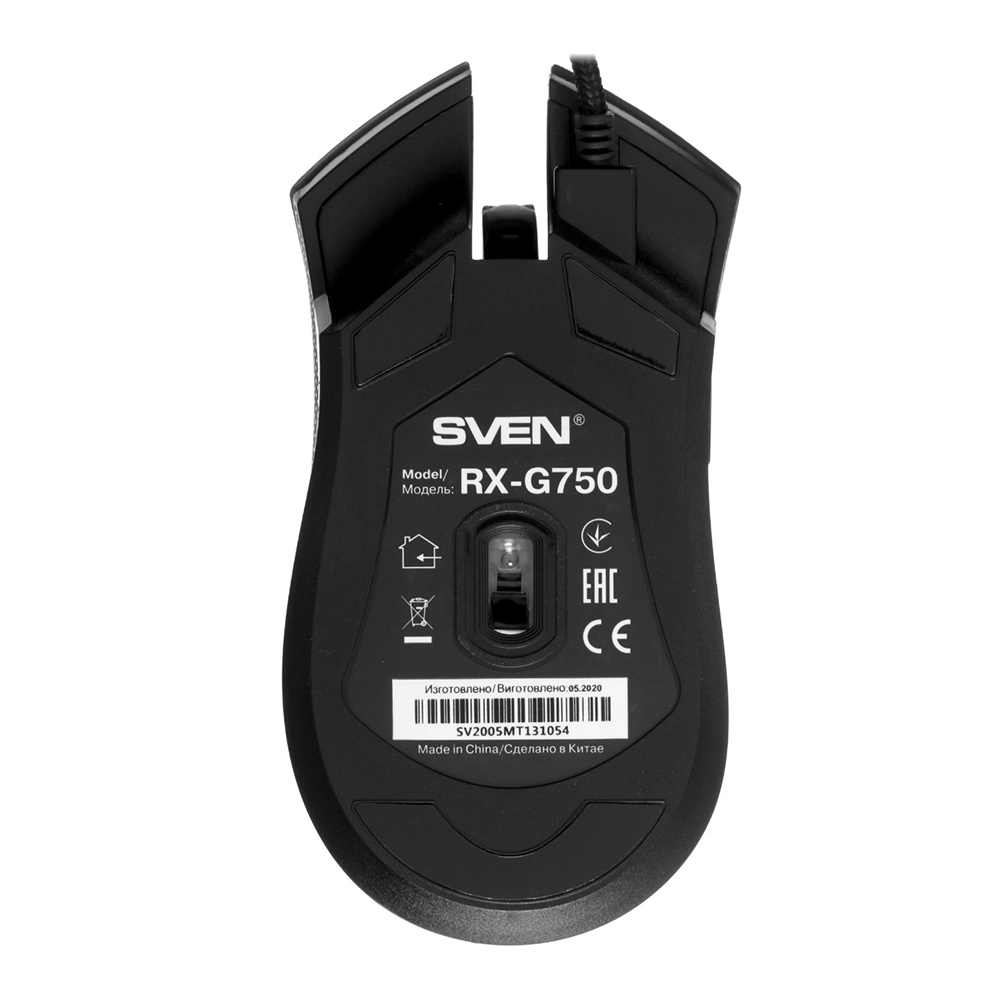 Проводная мышь Sven RXG750 Black / Оптическая / Black photo 2