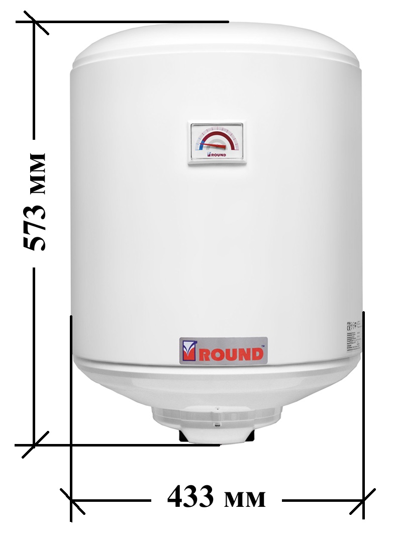 Водонагреватель накопительный вертикальный Round VMR50 / 50 л / Белый photo 2