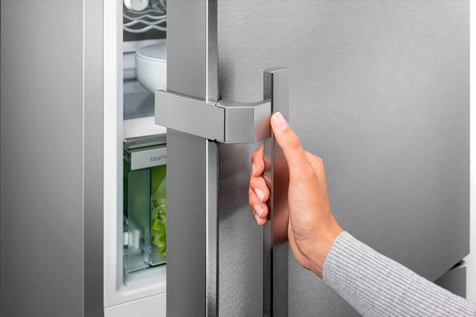 Frigider French Door Liebherr XCCsd5250 (SCNsdd5253+SCNsdd5253) / 331 l / 185.5 cm / C / Gri photo 13