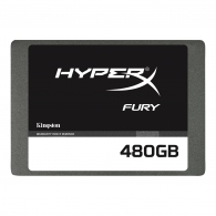 2.5" SSD 480GB Kingston HyperX FURY 3D, SATAIII, Sequential Reads: 500 MB/s, Sequential Writes: 500 MB/s, Max Random 4k: Read: 84,000 IOPS / Write: 52,000 IOPS, 7mm, Controller Silicon Motion SM2258XT, 3D NAND TLC thumbnav 1