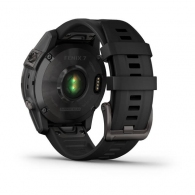 Garmin Fenix 7 Sapphire Solar Carbon Gray DLC Titanium with Black Band thumbnav 2