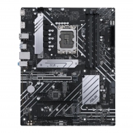 ASUS PRIME H670-PLUS D4, Socket 1700, 8Phases, Intel® H670 (13/12th Gen CPU), CPU graphics, HDMI, DP, Dual 4xDDR4-5066, 3xPCIe x16 4.0, 4xSATA3, RAID, 3xM.2 4.0, 1xV-M.2 (Key E), 2xPCIe x1, Realtek Audio 7.1, 2.5GbE LAN, 1xUSB-C 3.2 Gen2, 2xUSB 3.2Gen2, 7 thumbnav 1
