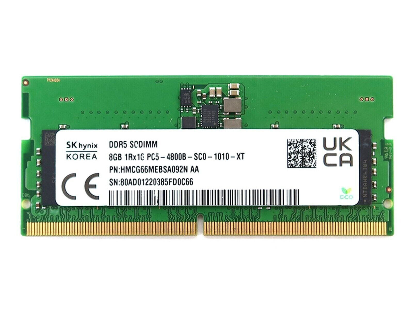 Оперативная память SK Hynix DDR5-38400 SODIMM 8ГБ photo 1
