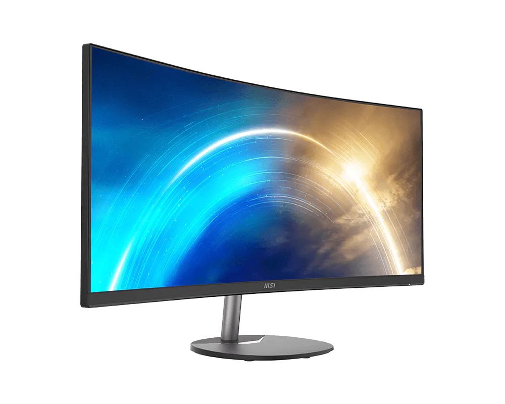 34.0” Monitor MSI PRO MP341CQ/ Curved/ 4K/ 21:9/ 1ms/ 100Hz/ Black photo 2