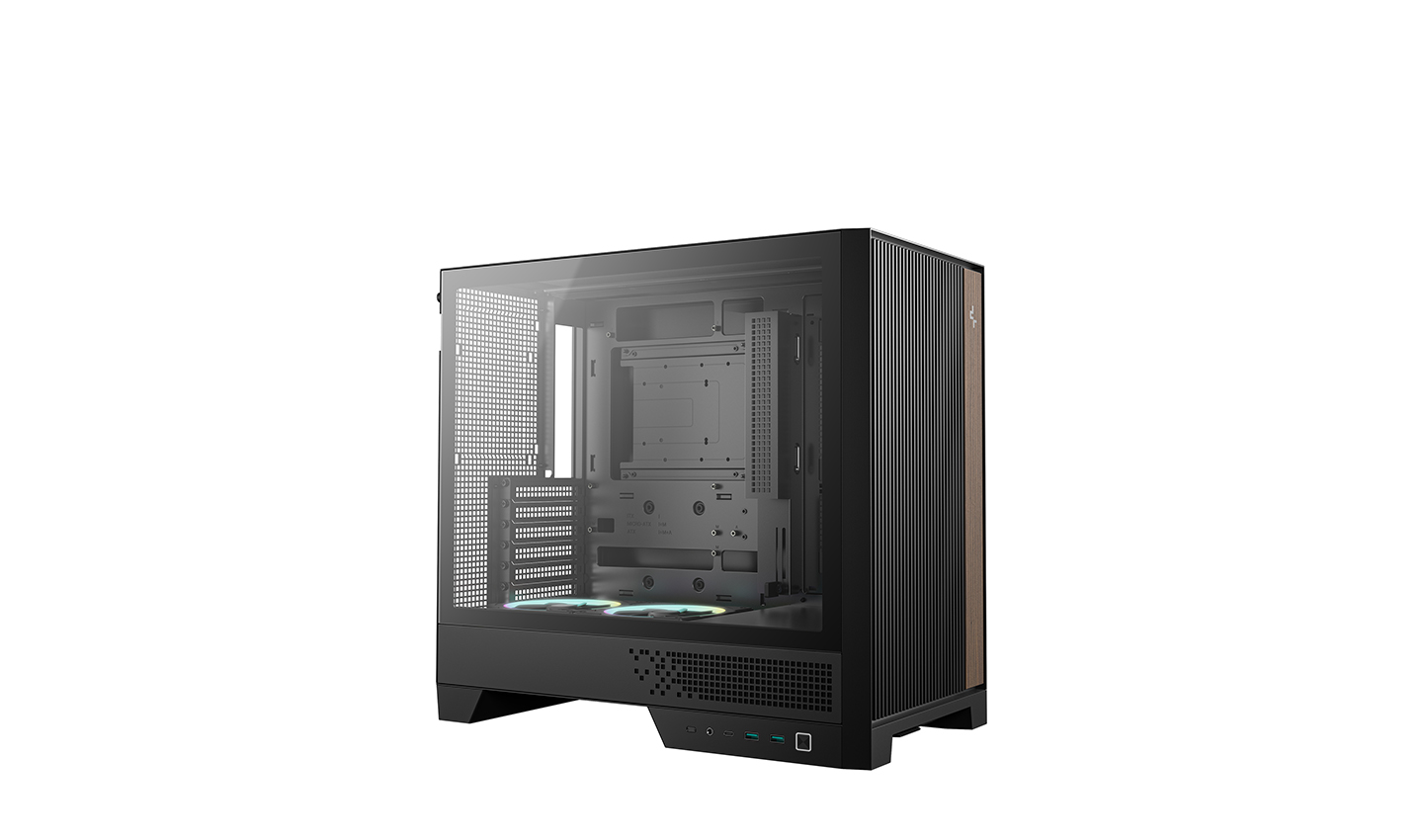 Корпус DEEPCOOL CL600 / w/oPSU / Side panel / 2x120mm / ATX photo 2