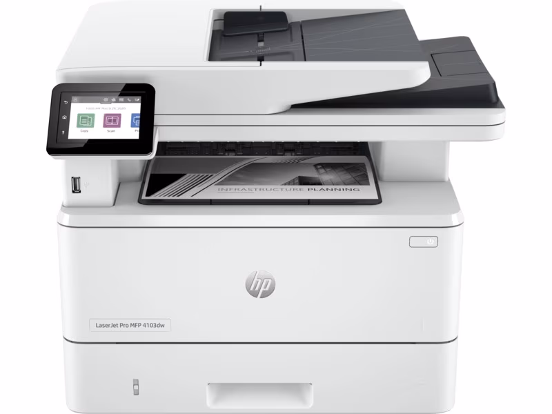 MFD HP LaserJet Pro 4103fdn / Duplex / DADF / Fax / Ethernet / A4 / White