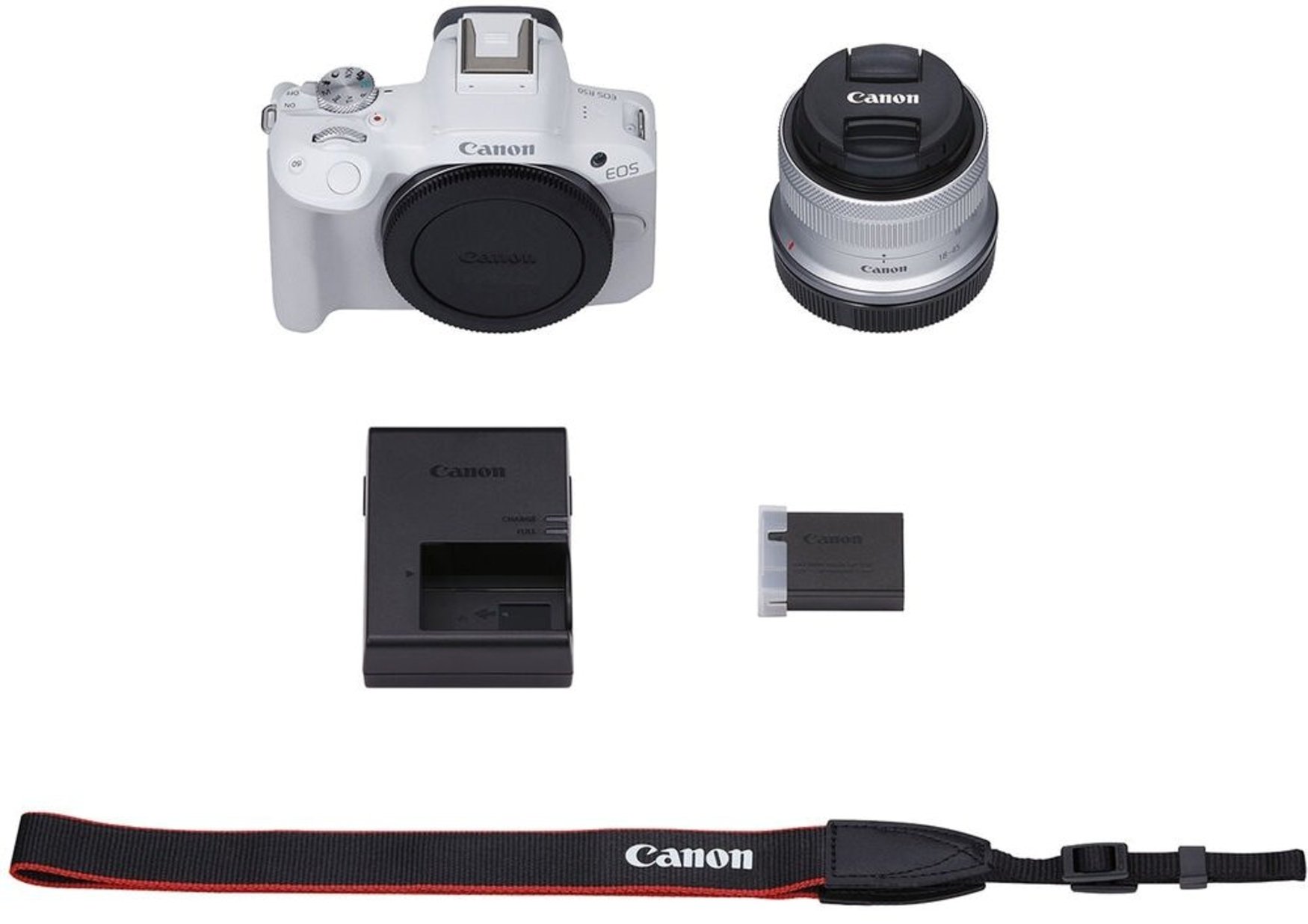 Aparate foto mirrorless CANON EOS R50 + RF-S 18-45 f/4.5-6.3 IS STM White  (5812C030) photo 8