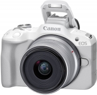 Aparate foto mirrorless CANON EOS R50 + RF-S 18-45 f/4.5-6.3 IS STM White  (5812C030) thumbnav 3