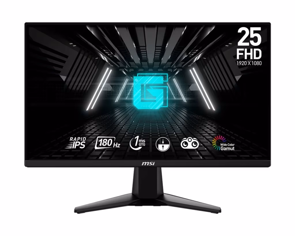 24.5” Игровой Монитор MSI G255F / 1ms / 180Hz / Black 