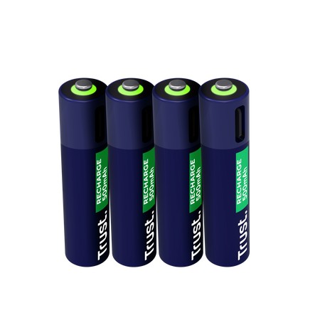 Trust Baterie reincarcabila USB-C AAA/ 500 mAh/  up to 800 charge cycles/  4 Pack photo 2