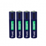 Trust Baterie reincarcabila USB-C AAA/ 500 mAh/  up to 800 charge cycles/  4 Pack thumbnav 1