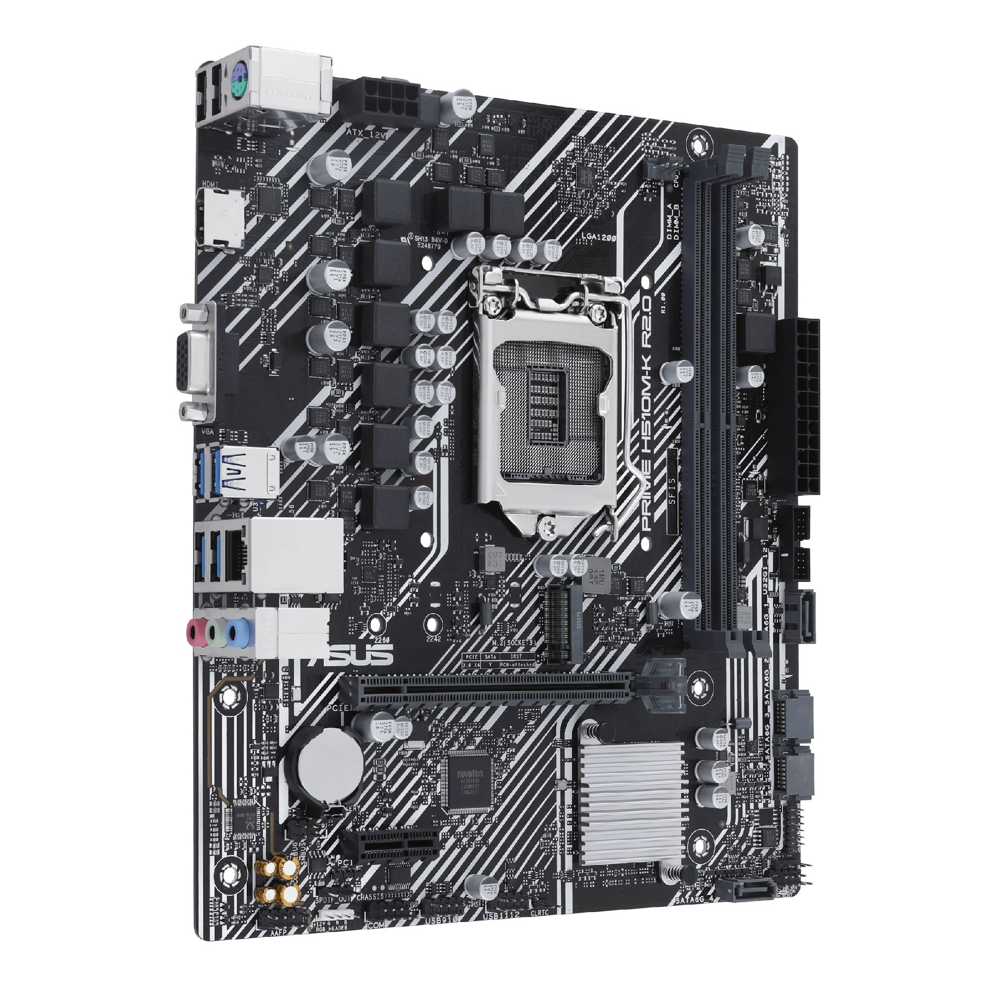 Материнская плата ASUS PRIME H510M-K R2.0 / 1200 / H470 / DDR4 / mATX photo 3