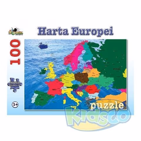 Noriel NOR2808 Noriel Puzzle 100 Piese - Harta Europei 2017 